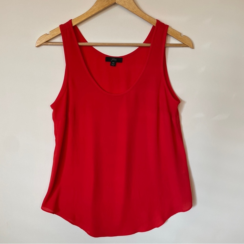 J. Crew Red Cami Tank